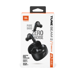 JBL Tune Beam 2 True Wireless Noise Cancelling Earbuds Black